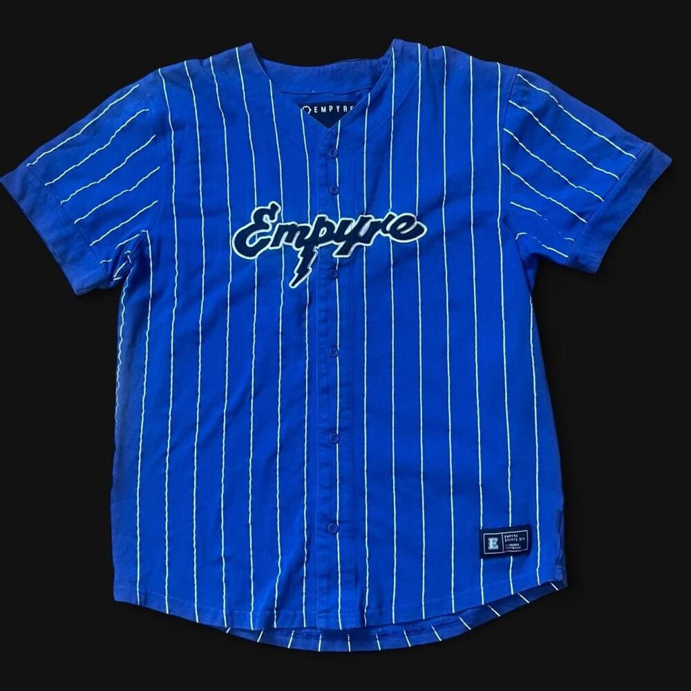 Empyre Men's Blue All Time Baseball Jersey SZ XL Skater California